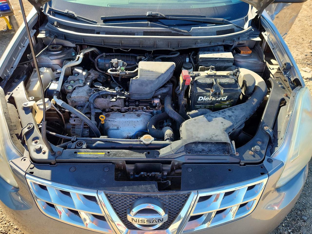 2012 Nissan Rogue S Gray vin: JN8AS5MV9CW701076