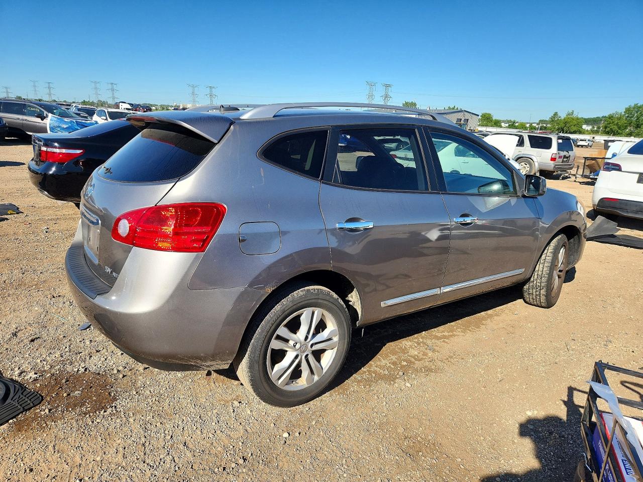 2012 Nissan Rogue S Gray vin: JN8AS5MV9CW701076