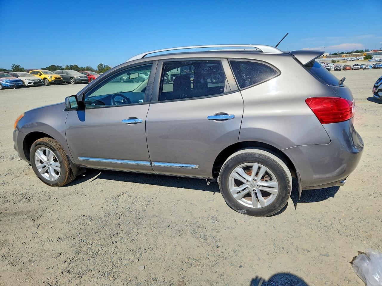 2012 Nissan Rogue S Silver vin: JN8AS5MV9CW706505