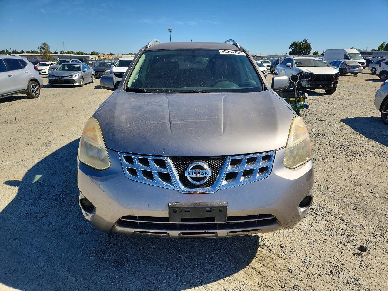 2012 Nissan Rogue S Silver vin: JN8AS5MV9CW706505