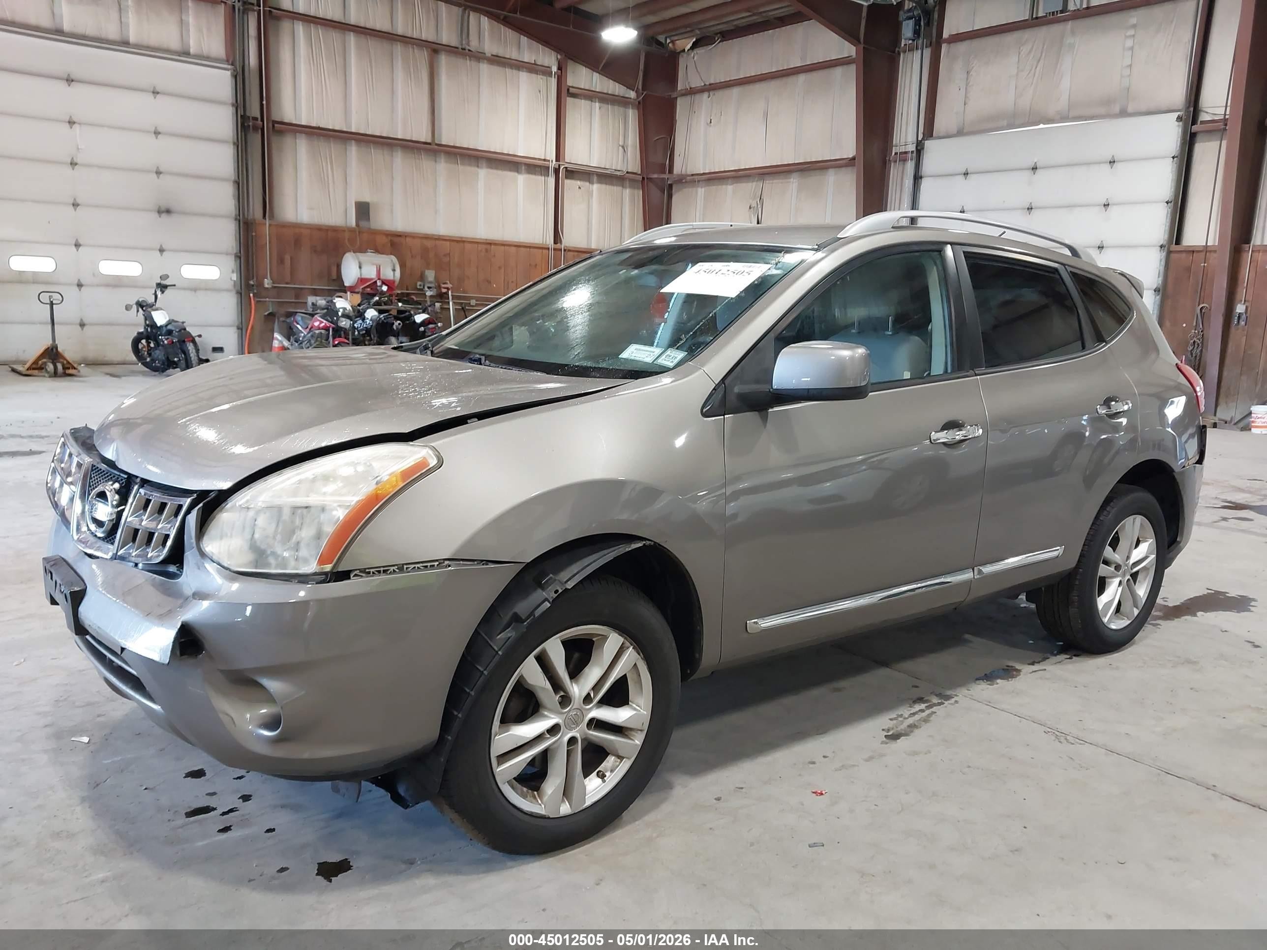 2012 Nissan Rogue Sv Pewter vin: JN8AS5MV9CW707976