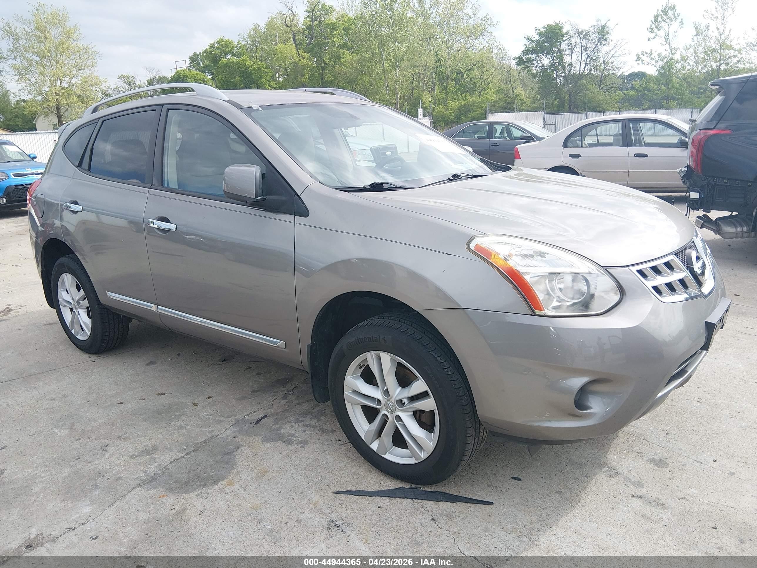 2012 Nissan Rogue Sv Brown vin: JN8AS5MV9CW710828