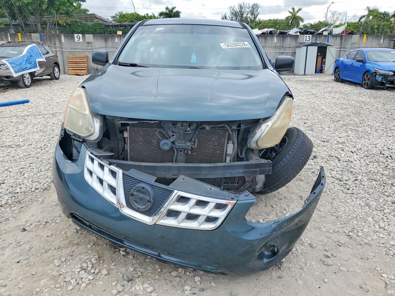 2012 Nissan Rogue S Blue vin: JN8AS5MV9CW711168