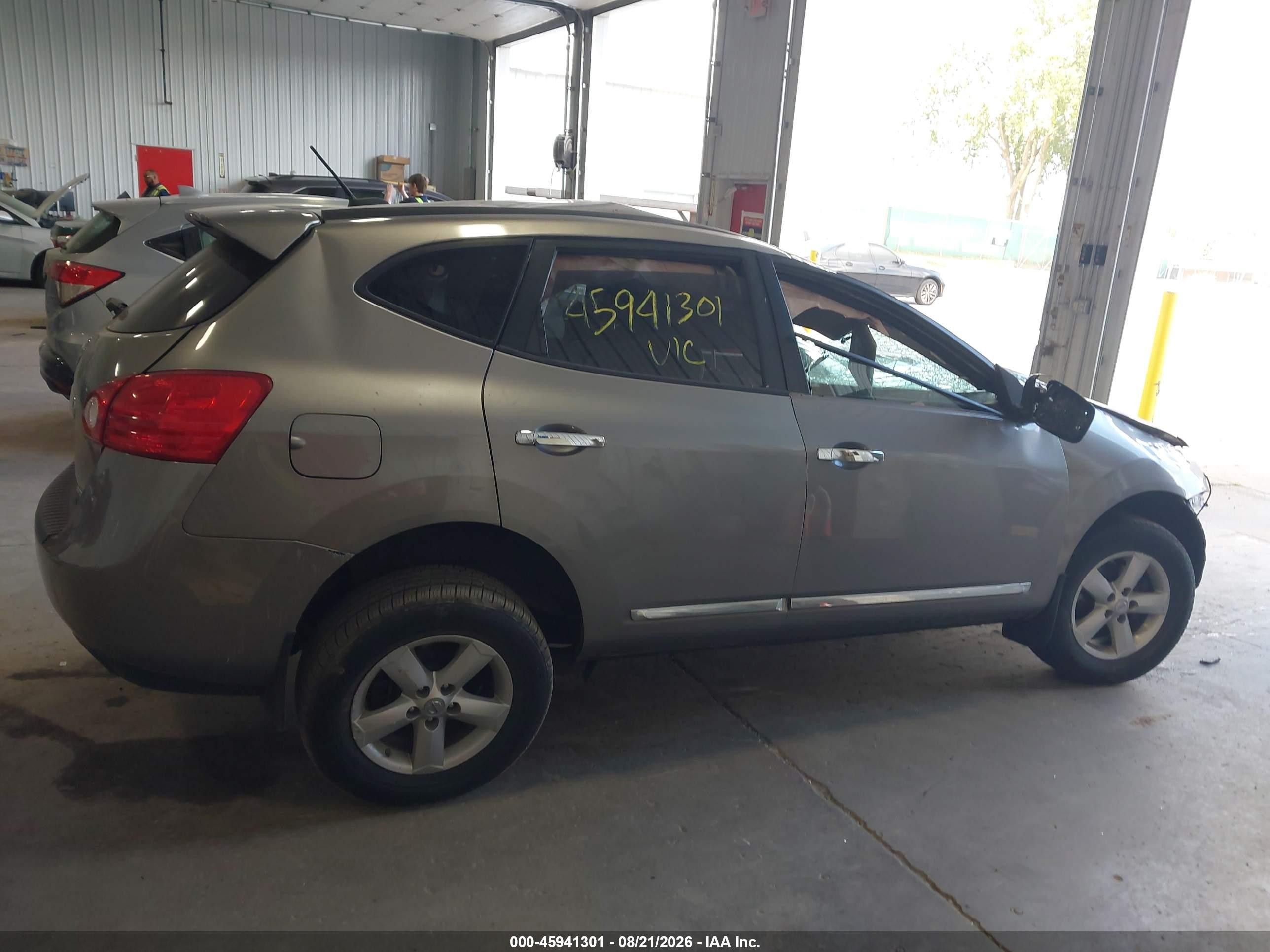 2012 Nissan Rogue S Gray vin: JN8AS5MV9CW711753