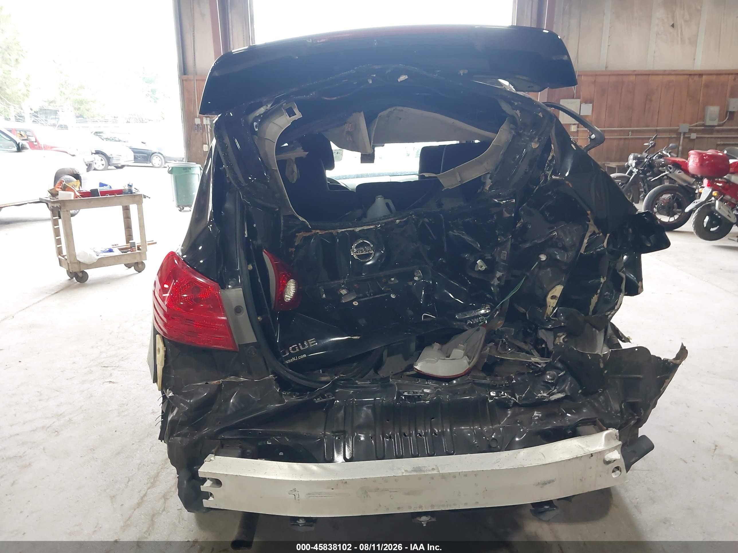 2012 Nissan Rogue S Black vin: JN8AS5MV9CW718427