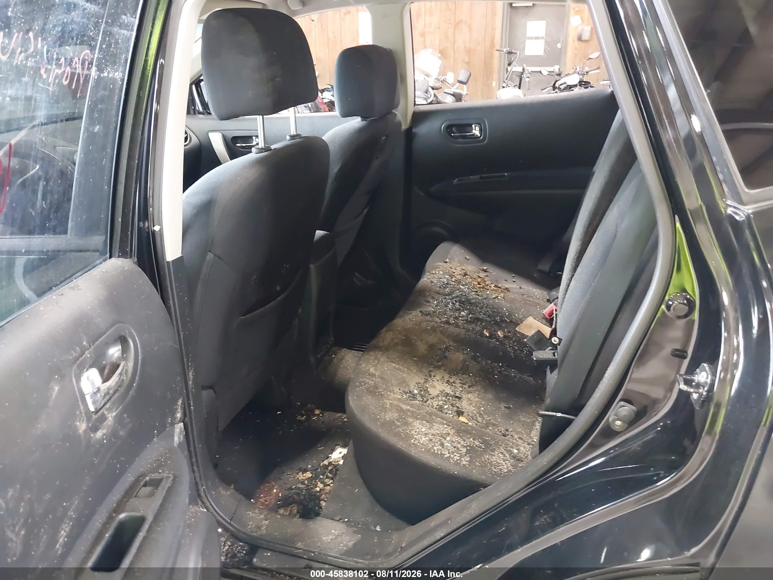 2012 Nissan Rogue S Black vin: JN8AS5MV9CW718427