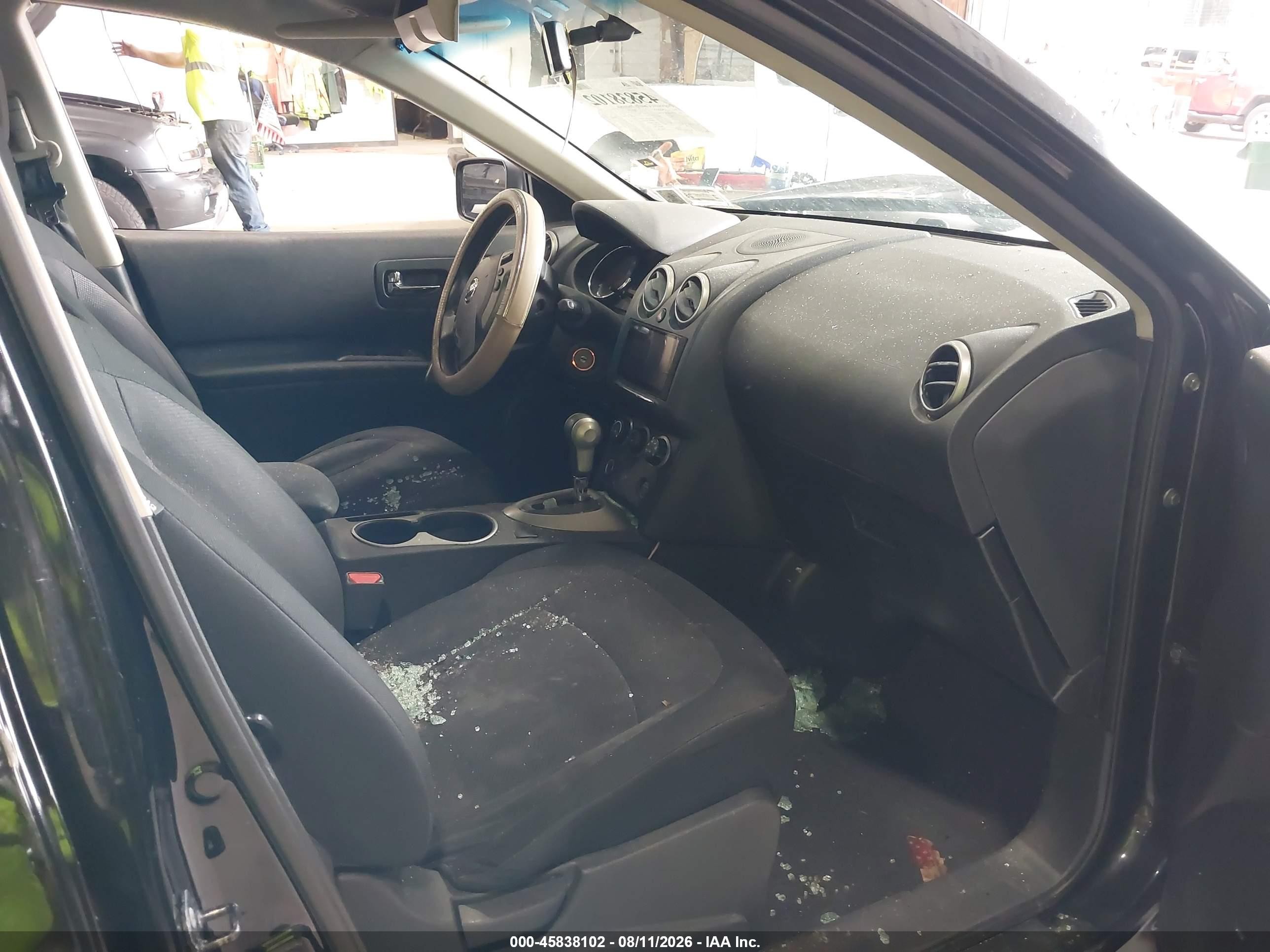 2012 Nissan Rogue S Black vin: JN8AS5MV9CW718427