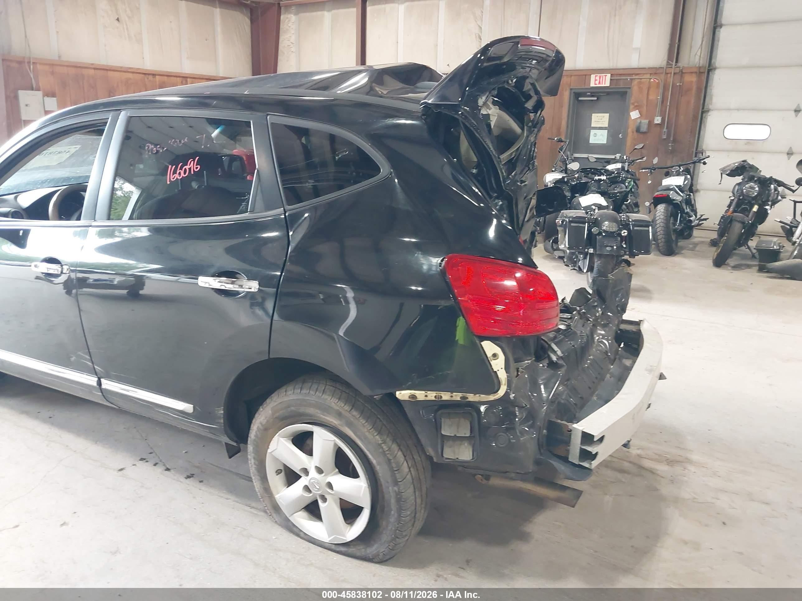 2012 Nissan Rogue S Black vin: JN8AS5MV9CW718427