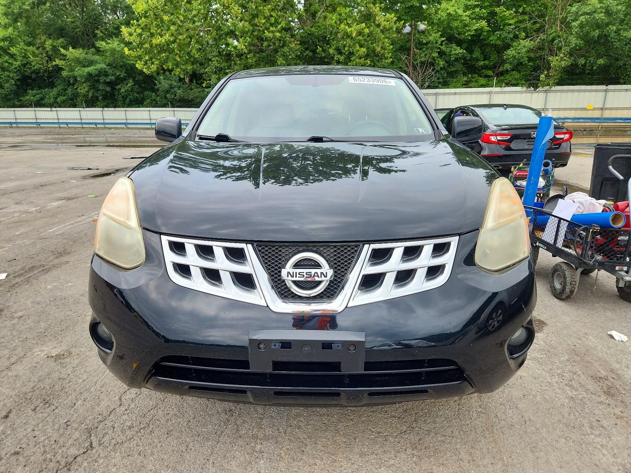 2013 Nissan Rogue S Black vin: JN8AS5MV9DW100820