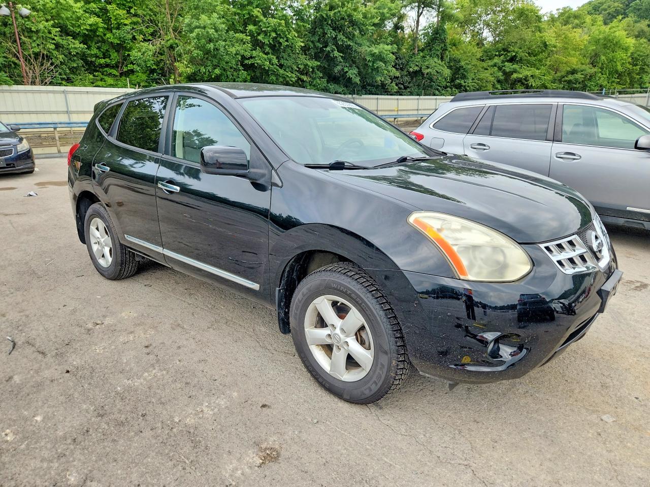 2013 Nissan Rogue S Black vin: JN8AS5MV9DW100820