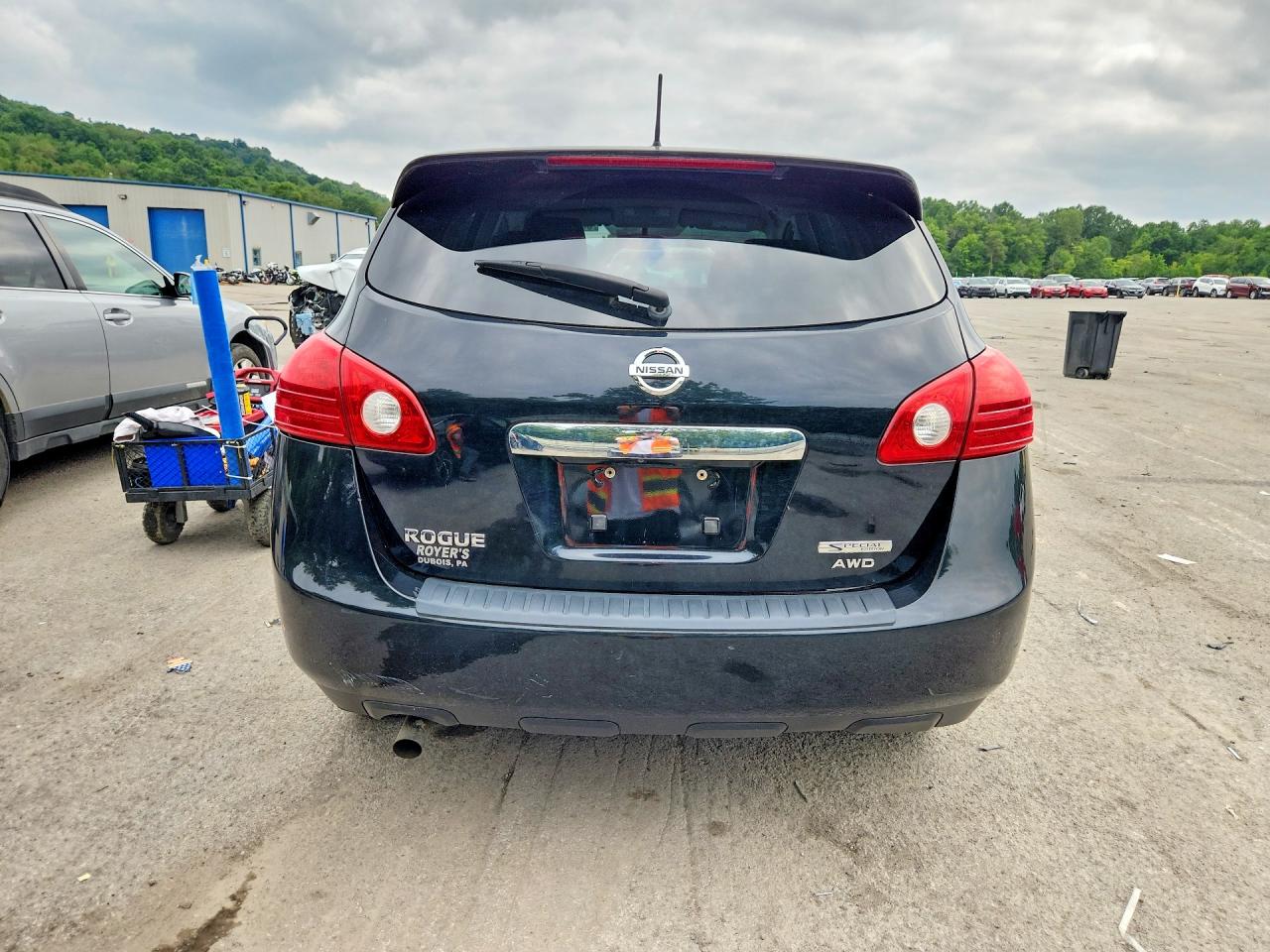 2013 Nissan Rogue S Black vin: JN8AS5MV9DW100820
