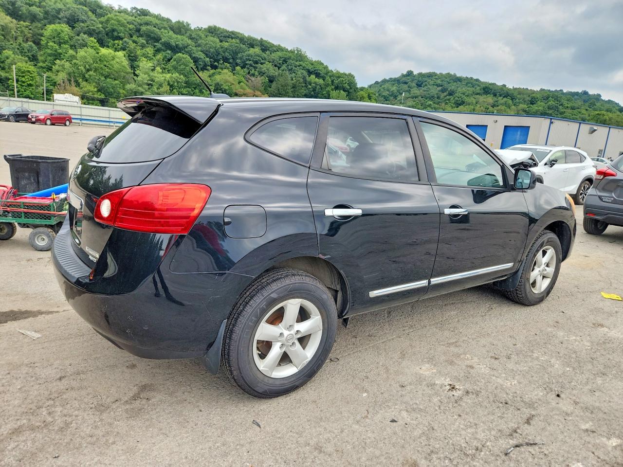2013 Nissan Rogue S Black vin: JN8AS5MV9DW100820