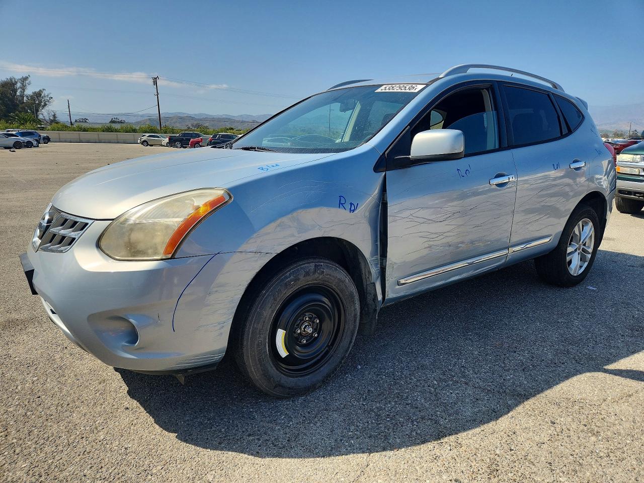 2013 Nissan Rogue S Blue vin: JN8AS5MV9DW101191