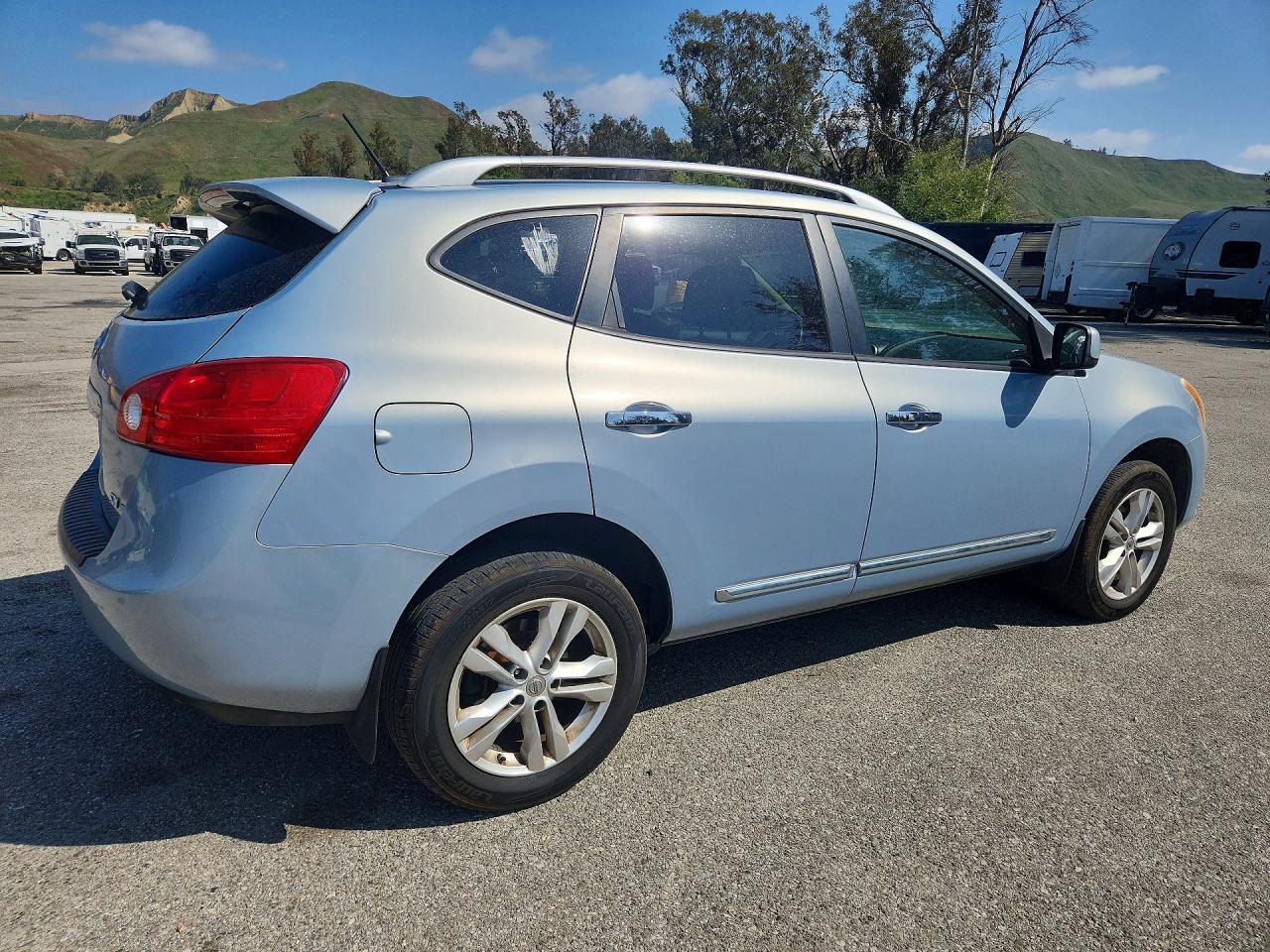 2013 Nissan Rogue S Blue vin: JN8AS5MV9DW101191