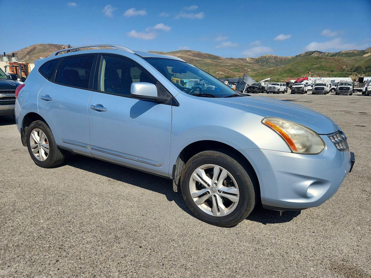 2013 Nissan Rogue S Blue vin: JN8AS5MV9DW101191