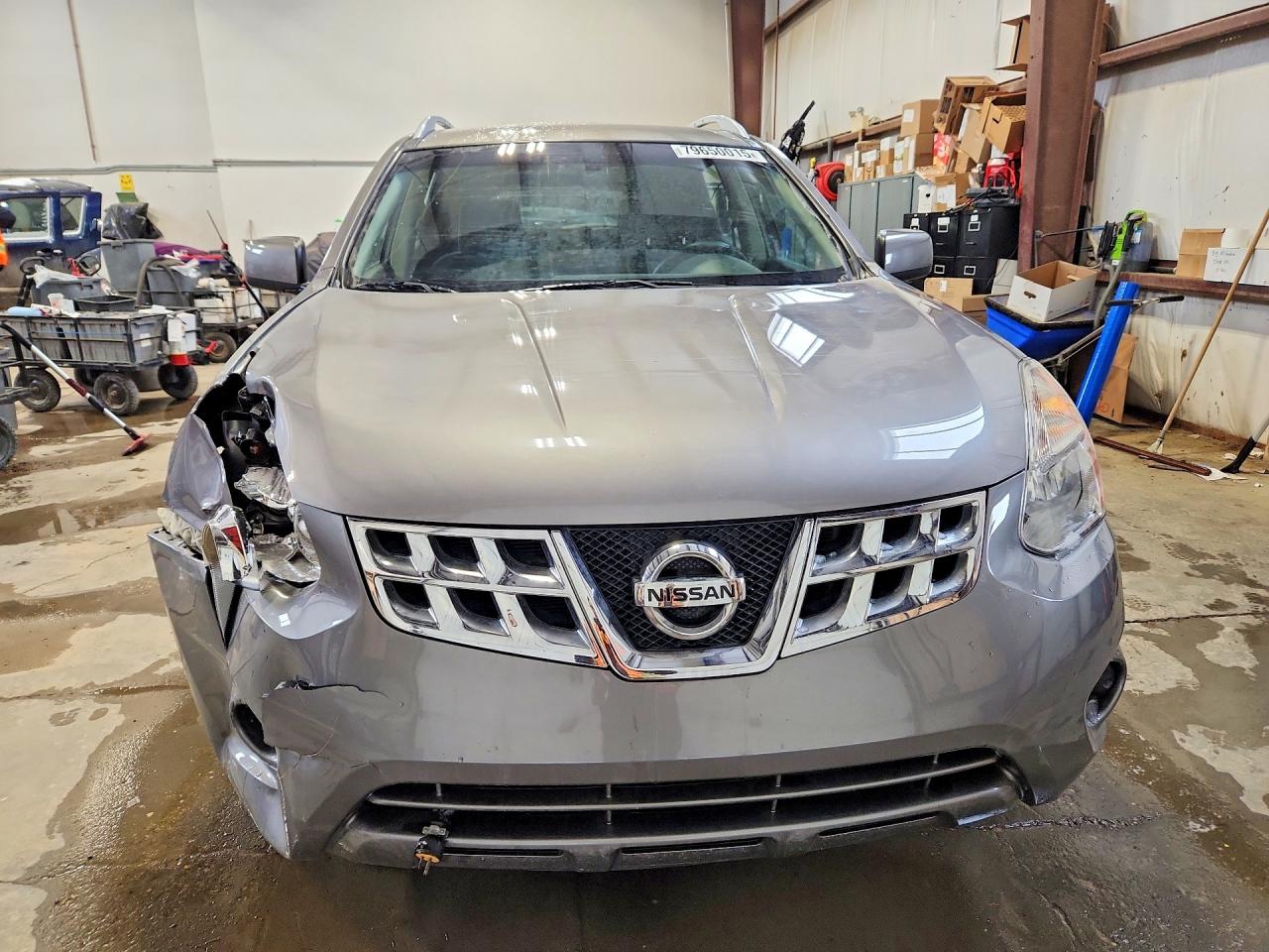 2013 Nissan Rogue S Серый vin: JN8AS5MV9DW110344