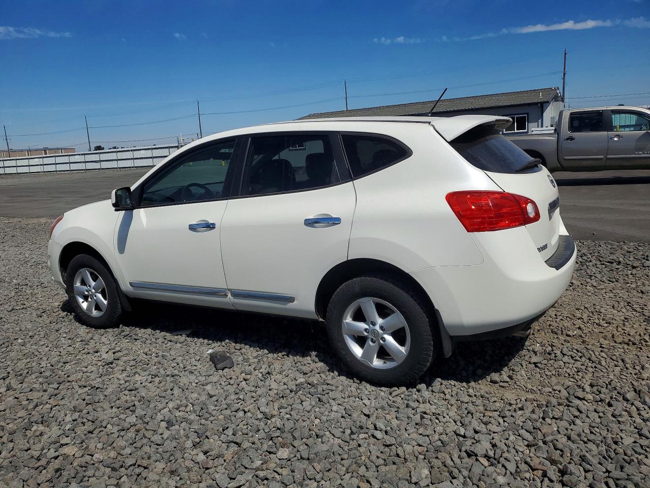 2013 Nissan Rogue S White vin: JN8AS5MV9DW110764