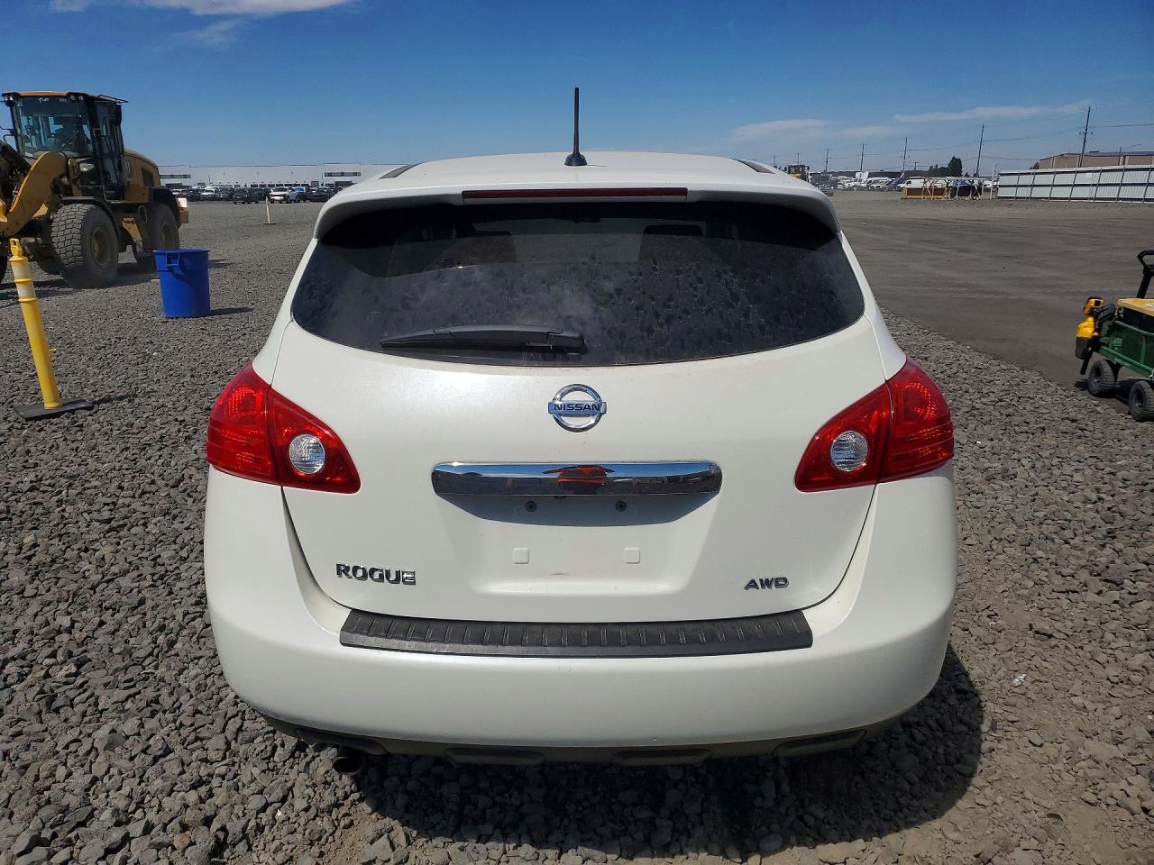 2013 Nissan Rogue S White vin: JN8AS5MV9DW110764