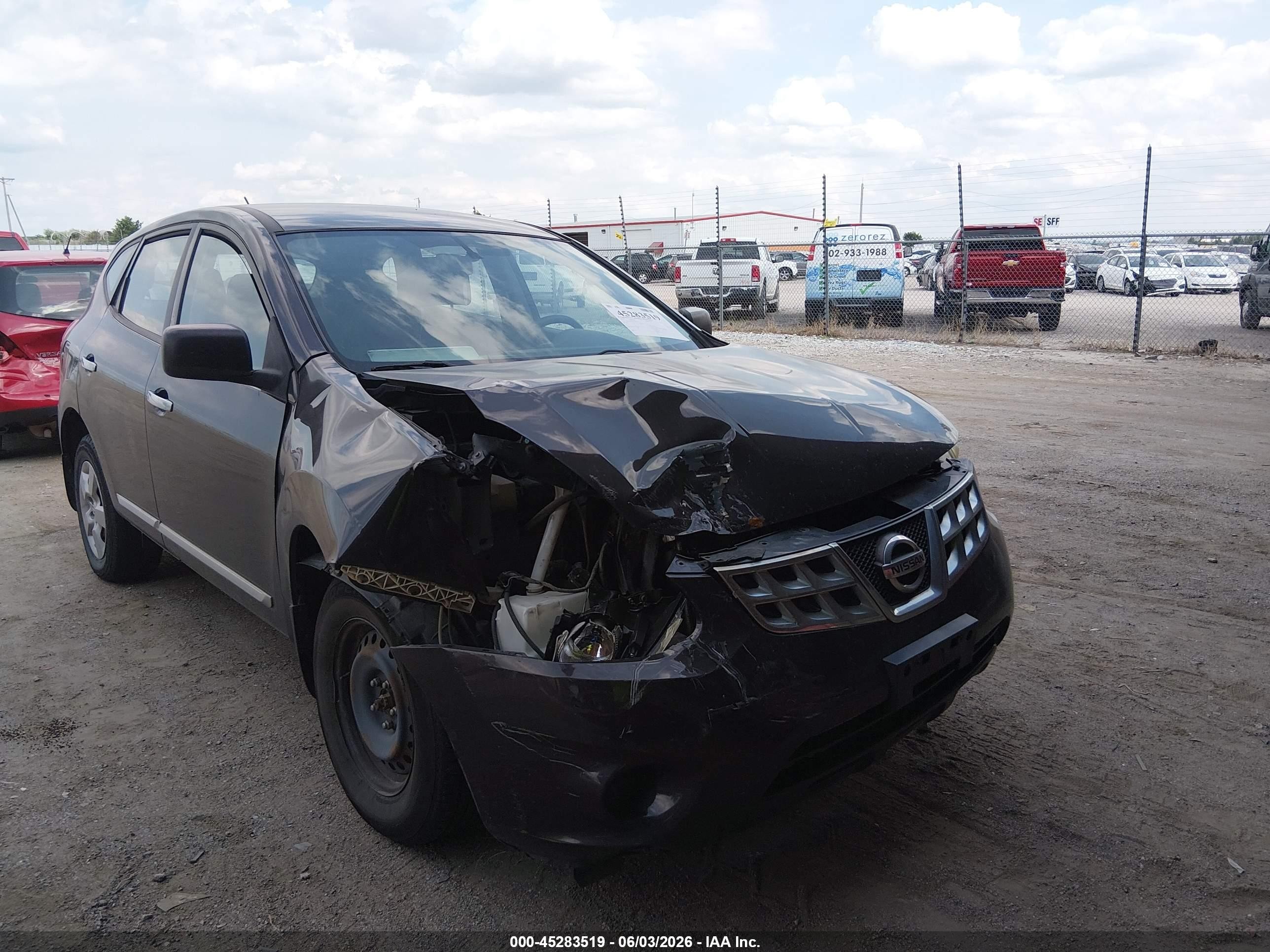 2013 Nissan Rogue S Gray vin: JN8AS5MV9DW120212