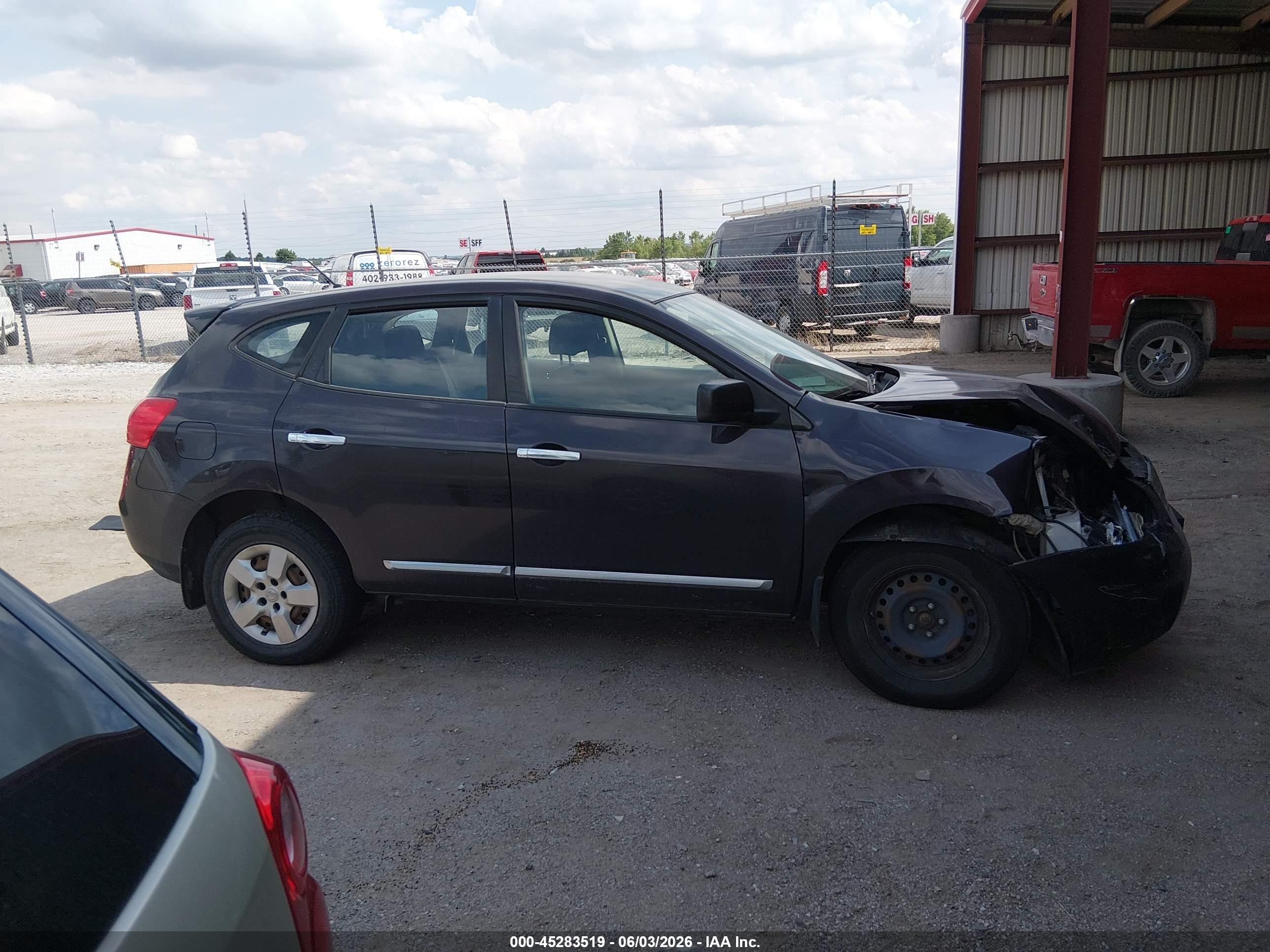 2013 Nissan Rogue S Gray vin: JN8AS5MV9DW120212