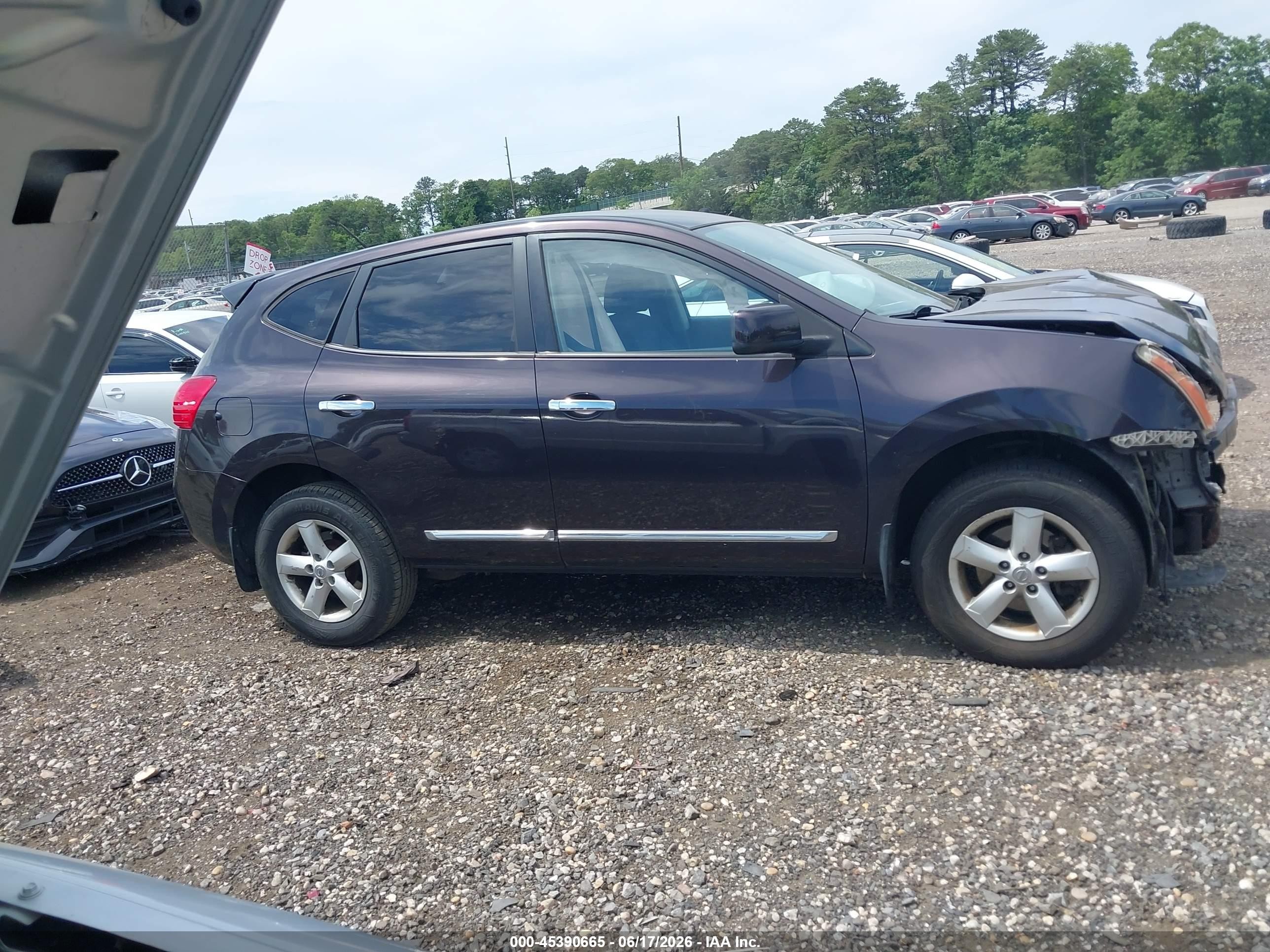 2013 Nissan Rogue S Black vin: JN8AS5MV9DW121246