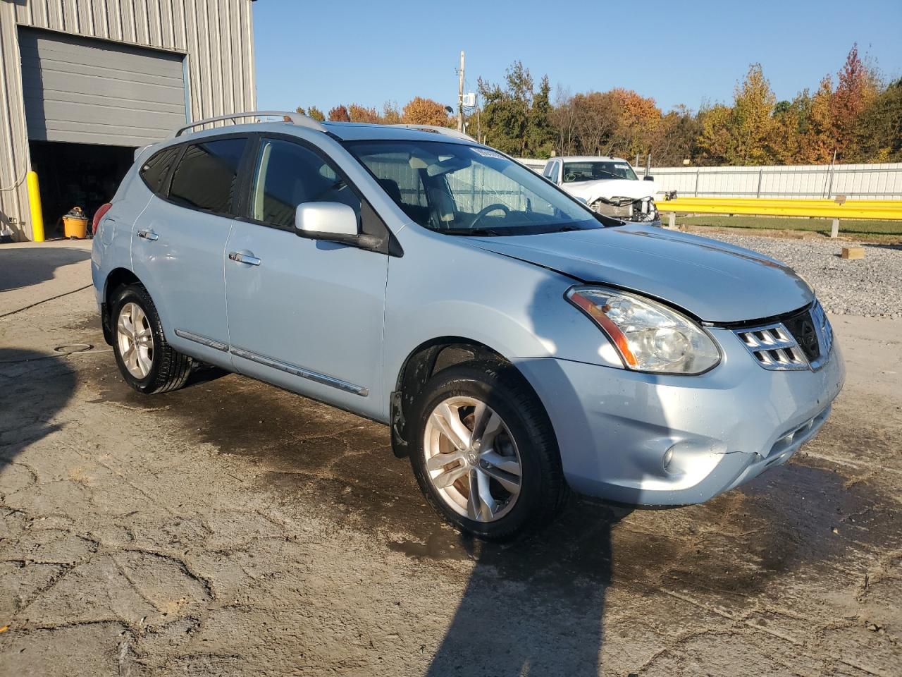 2013 Nissan Rogue S Silver vin: JN8AS5MV9DW127693