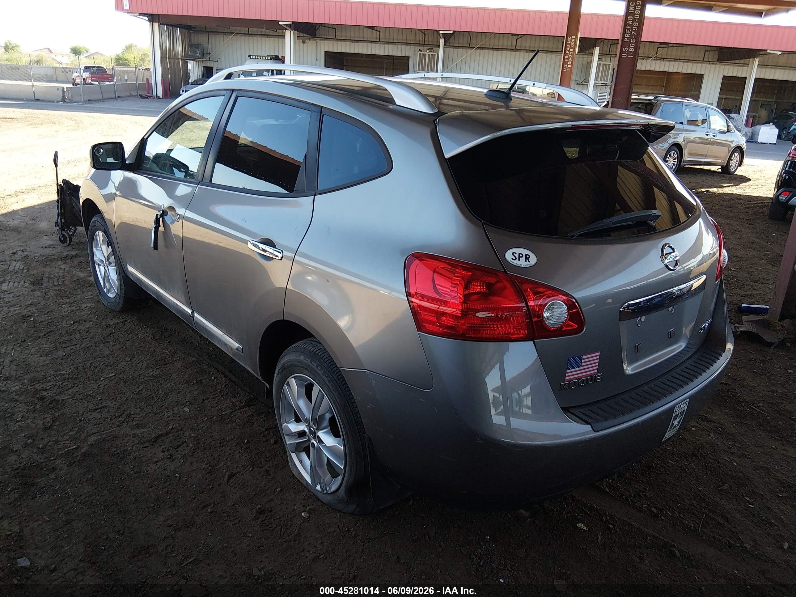 2013 Nissan Rogue Sv Tan vin: JN8AS5MV9DW129167