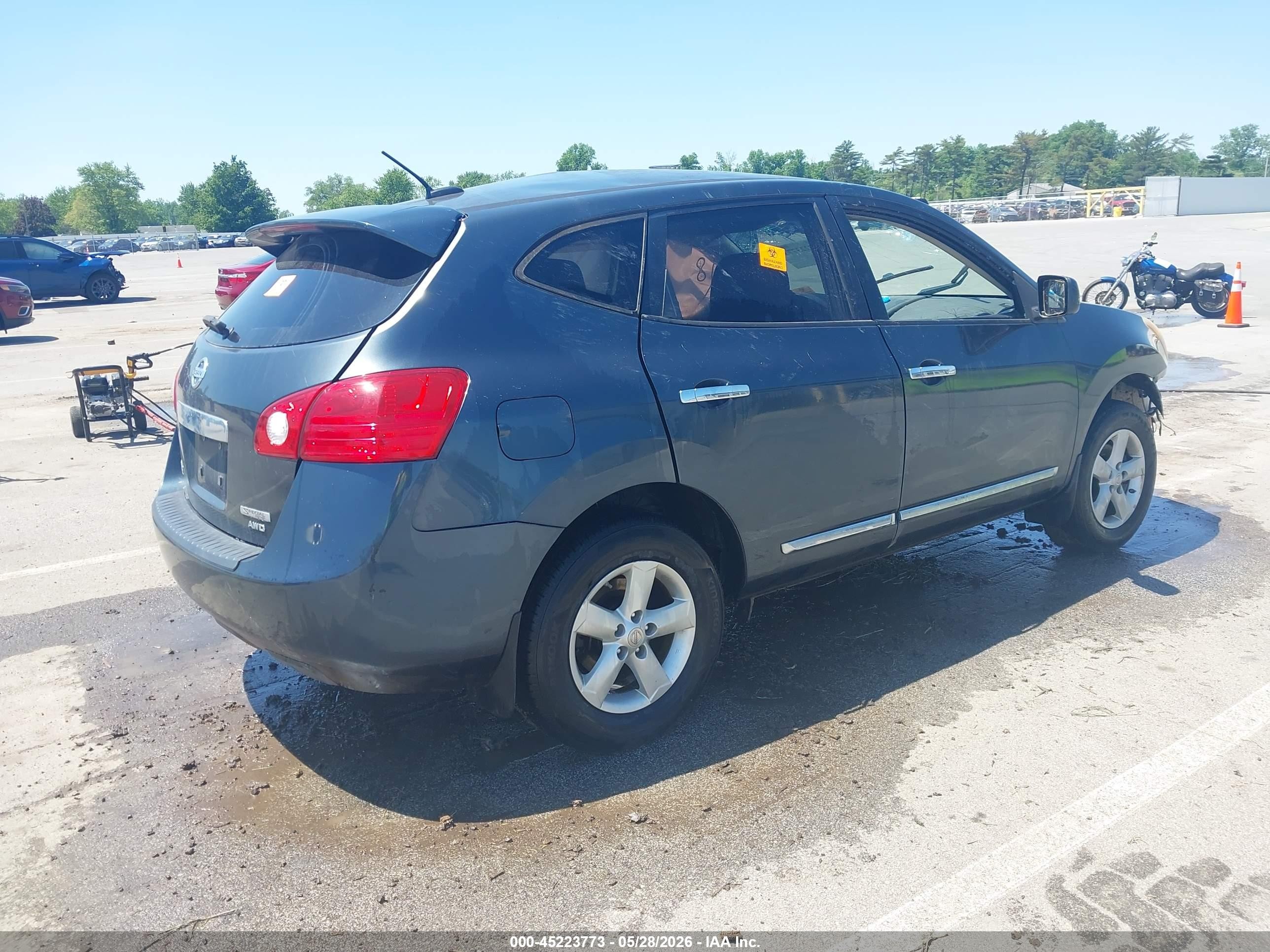 2013 Nissan Rogue S Teal vin: JN8AS5MV9DW129279