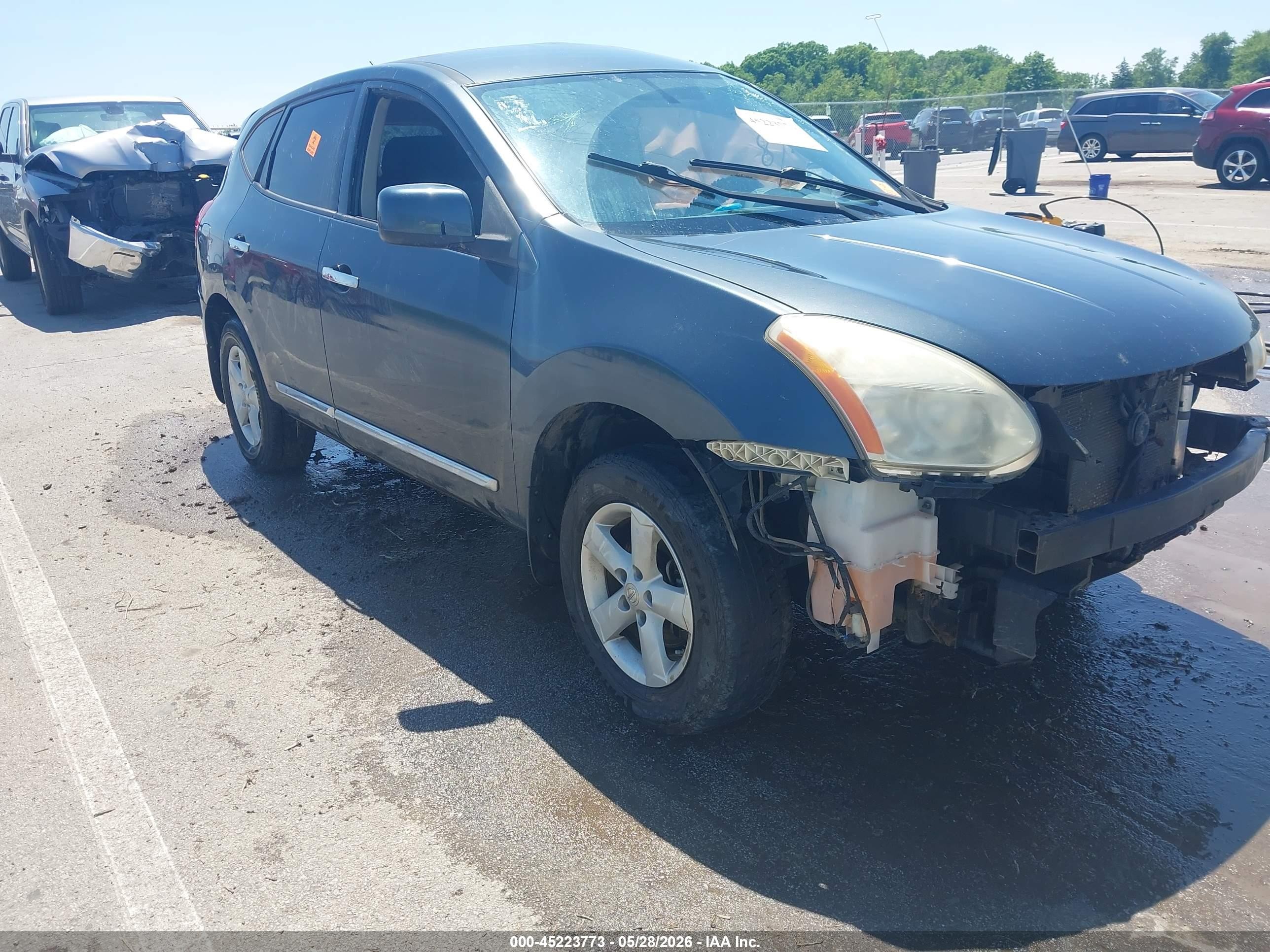 2013 Nissan Rogue S Teal vin: JN8AS5MV9DW129279