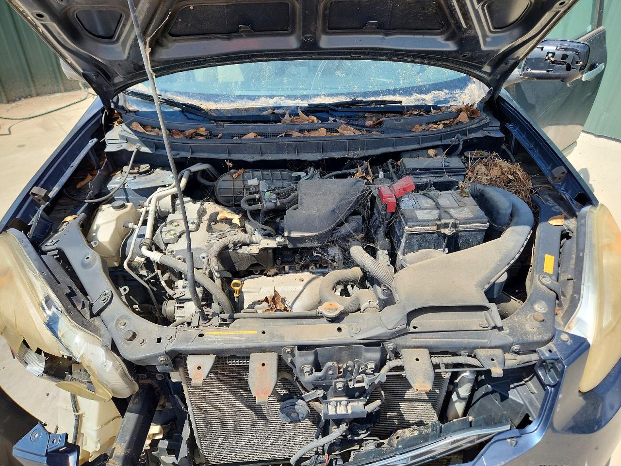 2013 Nissan Rogue S Синий vin: JN8AS5MV9DW141996