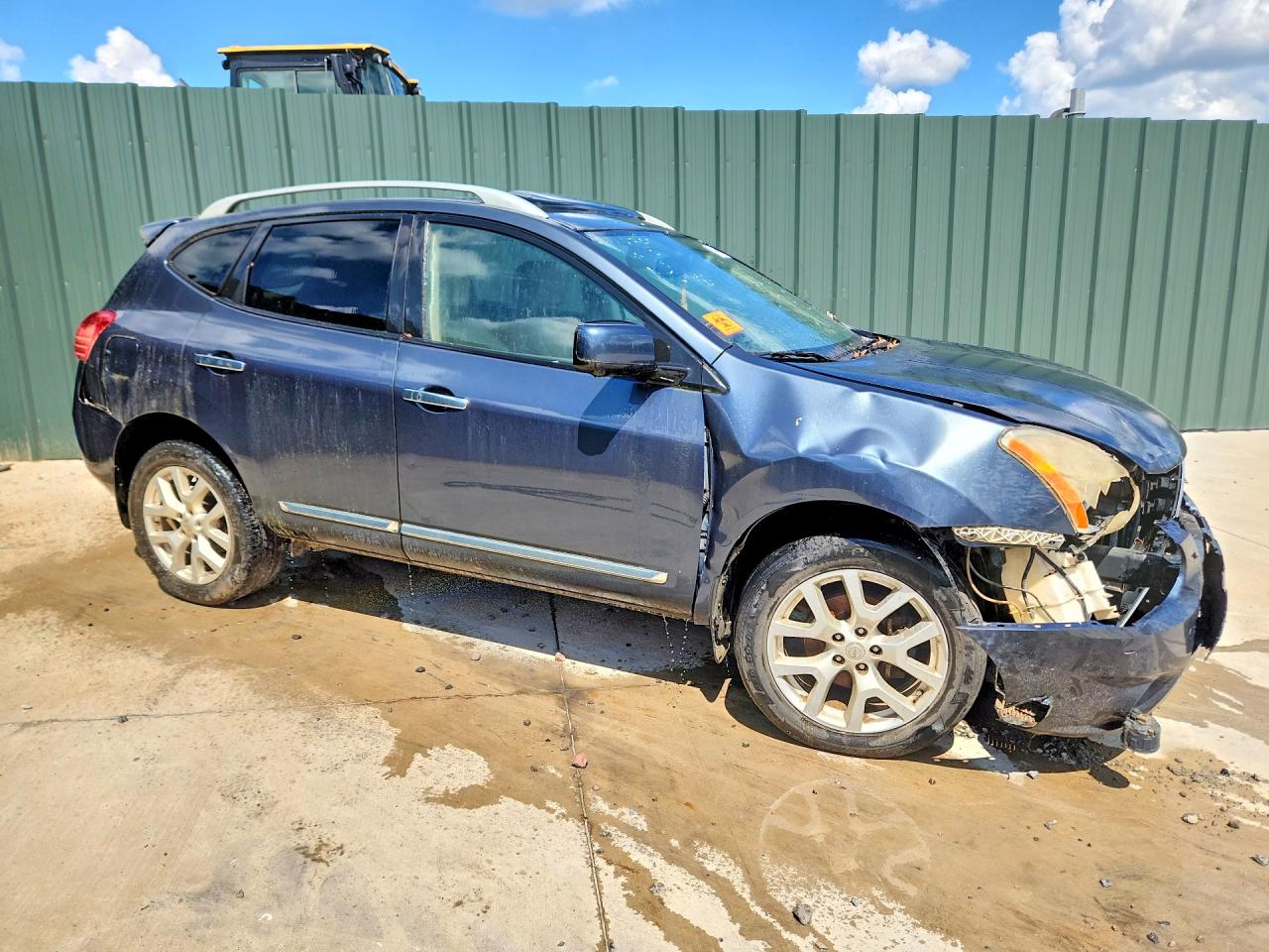 2013 Nissan Rogue S Синий vin: JN8AS5MV9DW141996