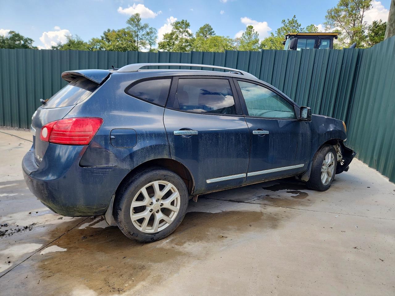 2013 Nissan Rogue S Синий vin: JN8AS5MV9DW141996