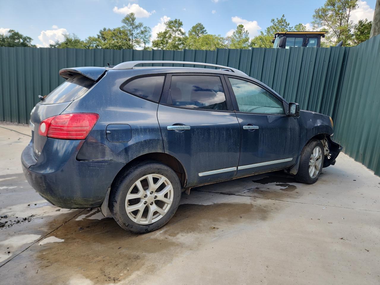 2013 Nissan Rogue S Синий vin: JN8AS5MV9DW141996 Damage: Right Qtr Panel, Dent(S) W/ Paint Dmg, 8 To 9 Inches