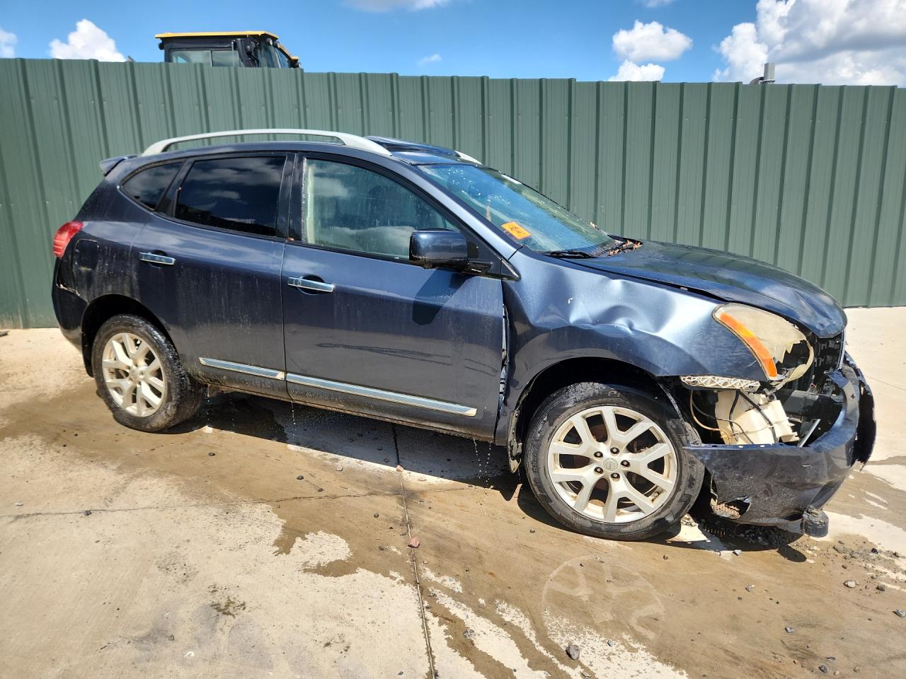 2013 Nissan Rogue S Синий vin: JN8AS5MV9DW141996 Damage: Right Head Lamp, Broken, Replacement Required