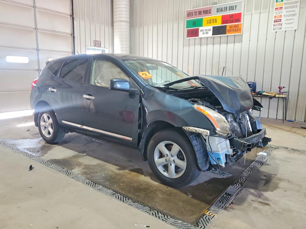 2013 Nissan Rogue S Blue vin: JN8AS5MV9DW602372