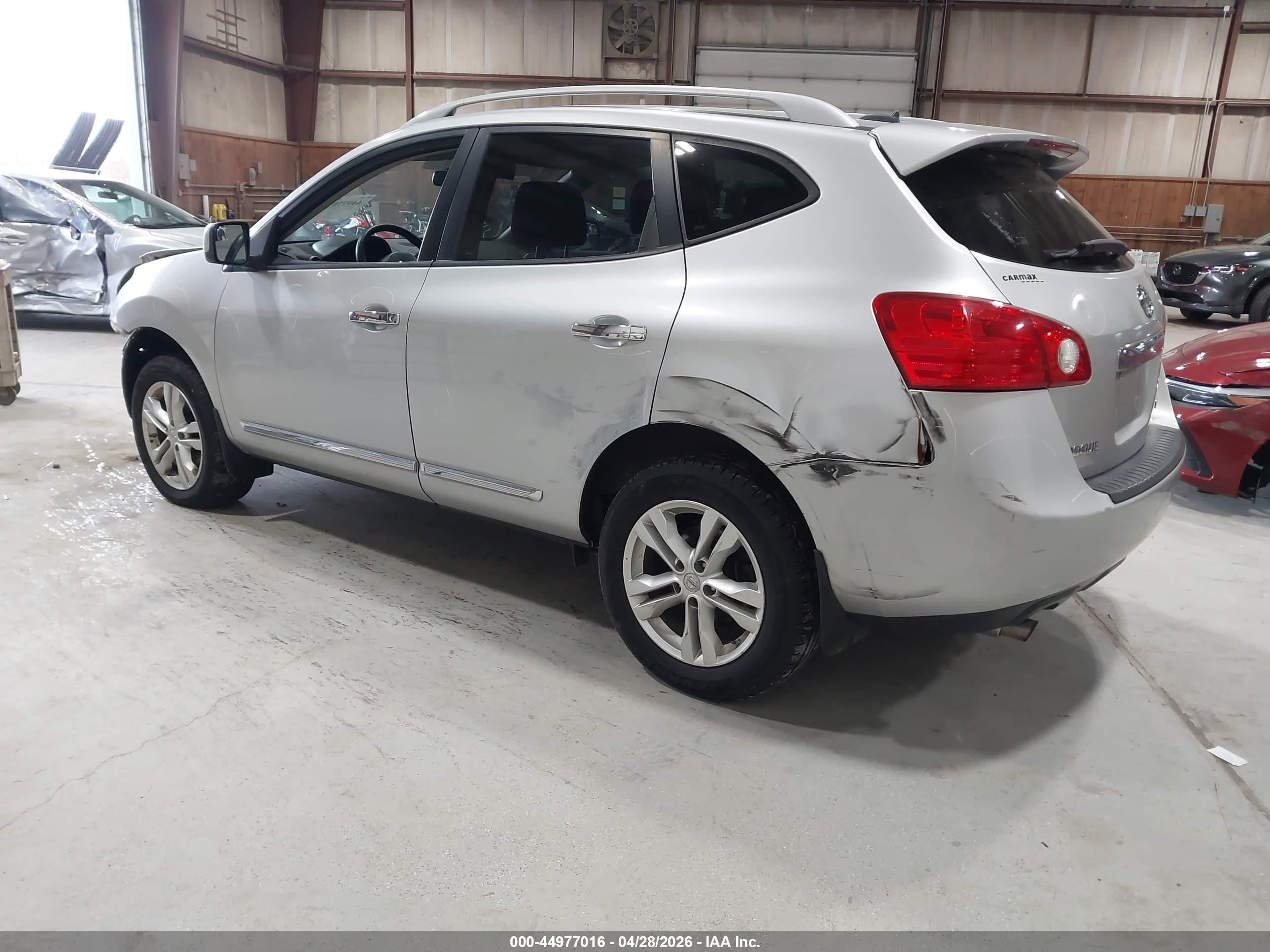 2013 Nissan Rogue Sv Gray vin: JN8AS5MV9DW603635