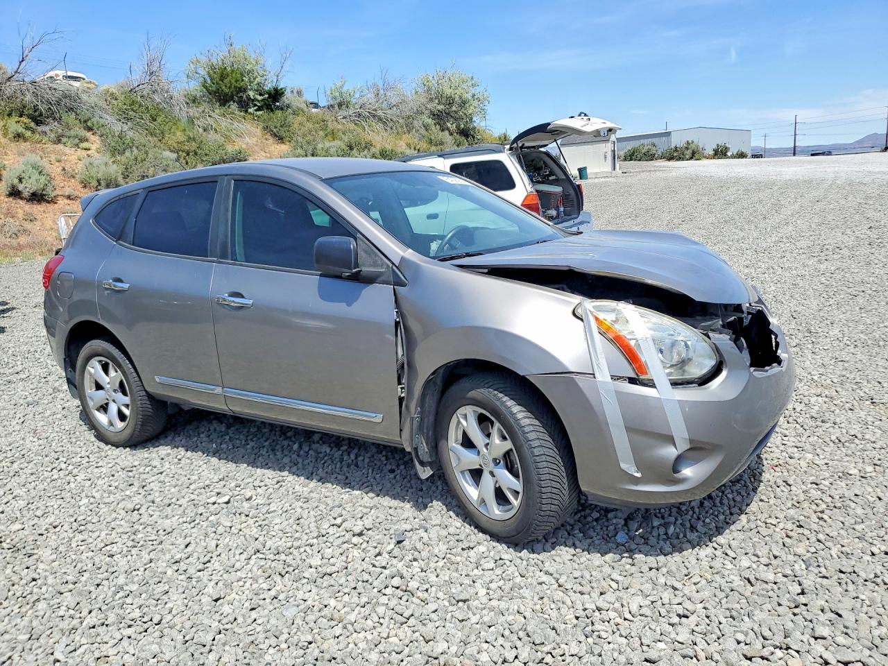 2013 Nissan Rogue S Gray vin: JN8AS5MV9DW605594