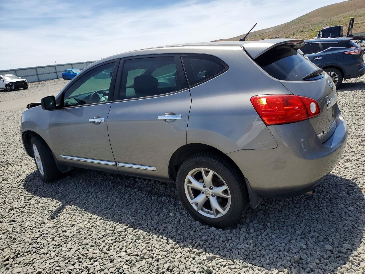 2013 Nissan Rogue S Gray vin: JN8AS5MV9DW605594