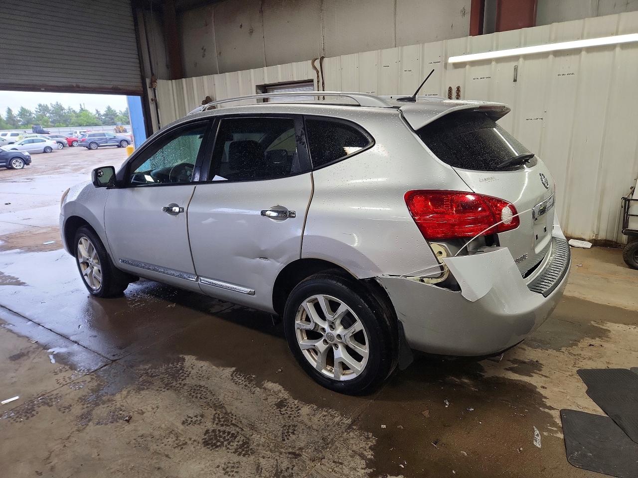 2013 Nissan Rogue S/sv Silver vin: JN8AS5MV9DW610746