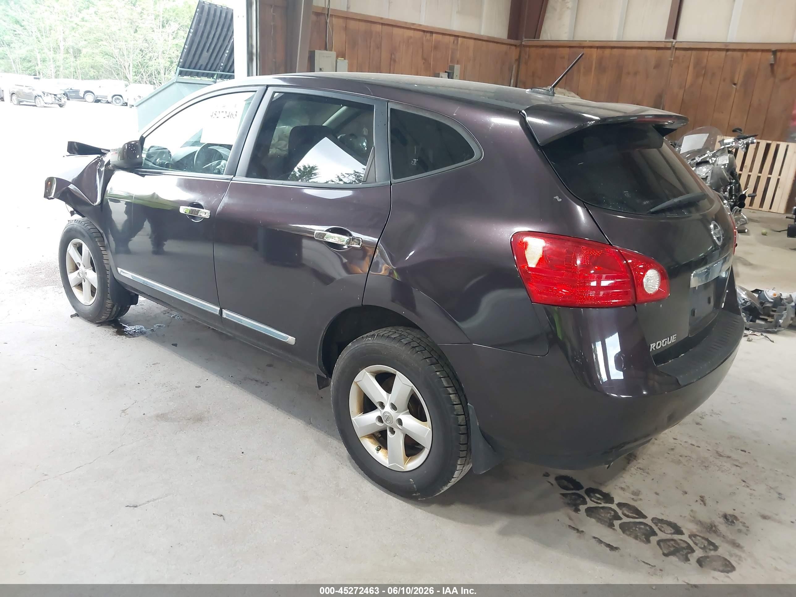 2013 Nissan Rogue S Purple vin: JN8AS5MV9DW614019