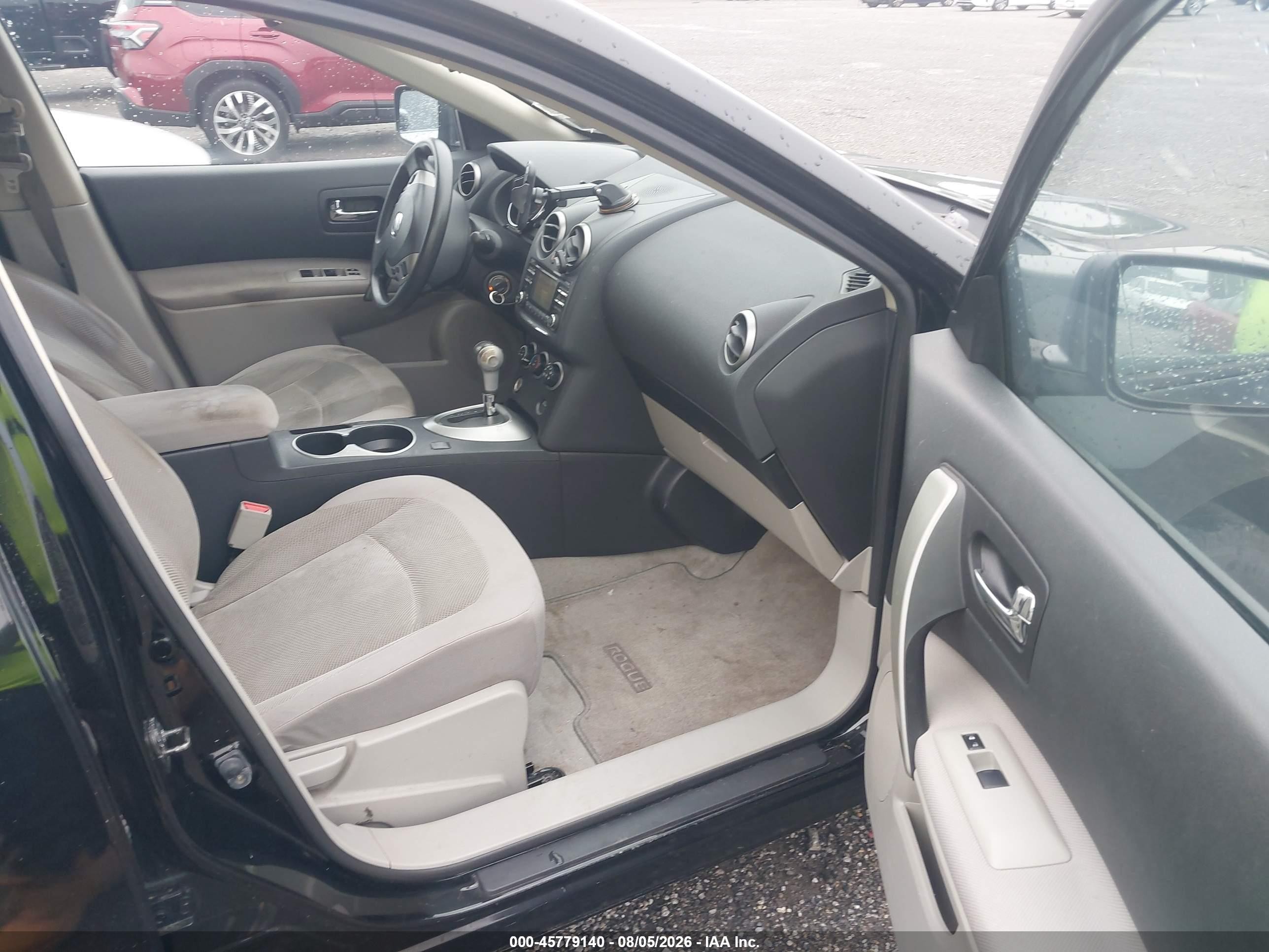 2013 Nissan Rogue S Черный vin: JN8AS5MV9DW614621