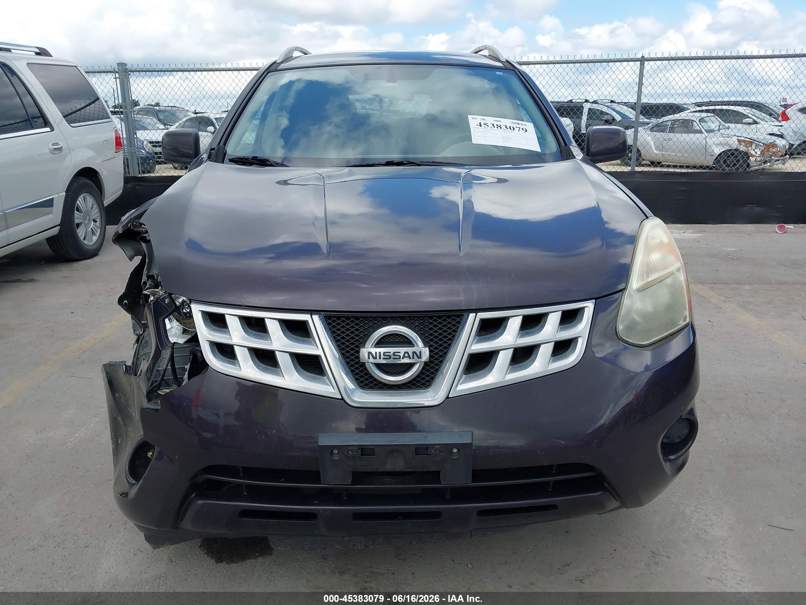 2013 Nissan Rogue Sv Purple vin: JN8AS5MV9DW617373