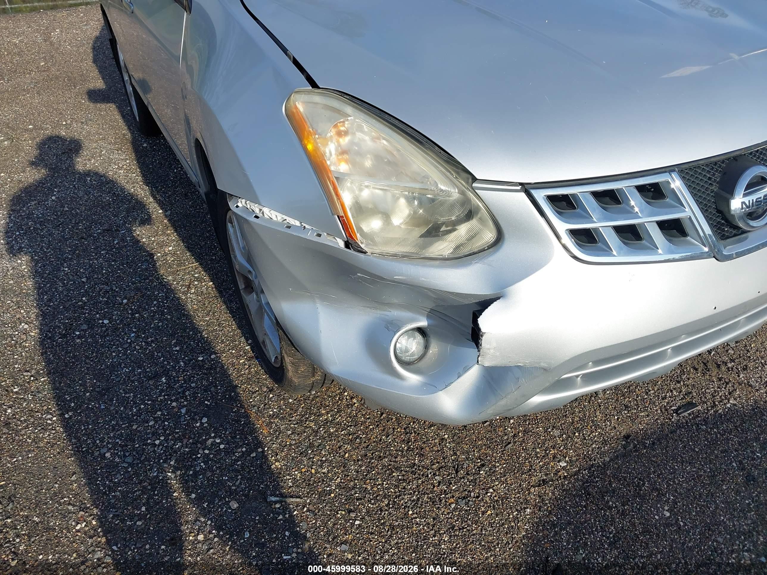 2013 Nissan Rogue Sv W/sl Pkg Silver vin: JN8AS5MV9DW617776