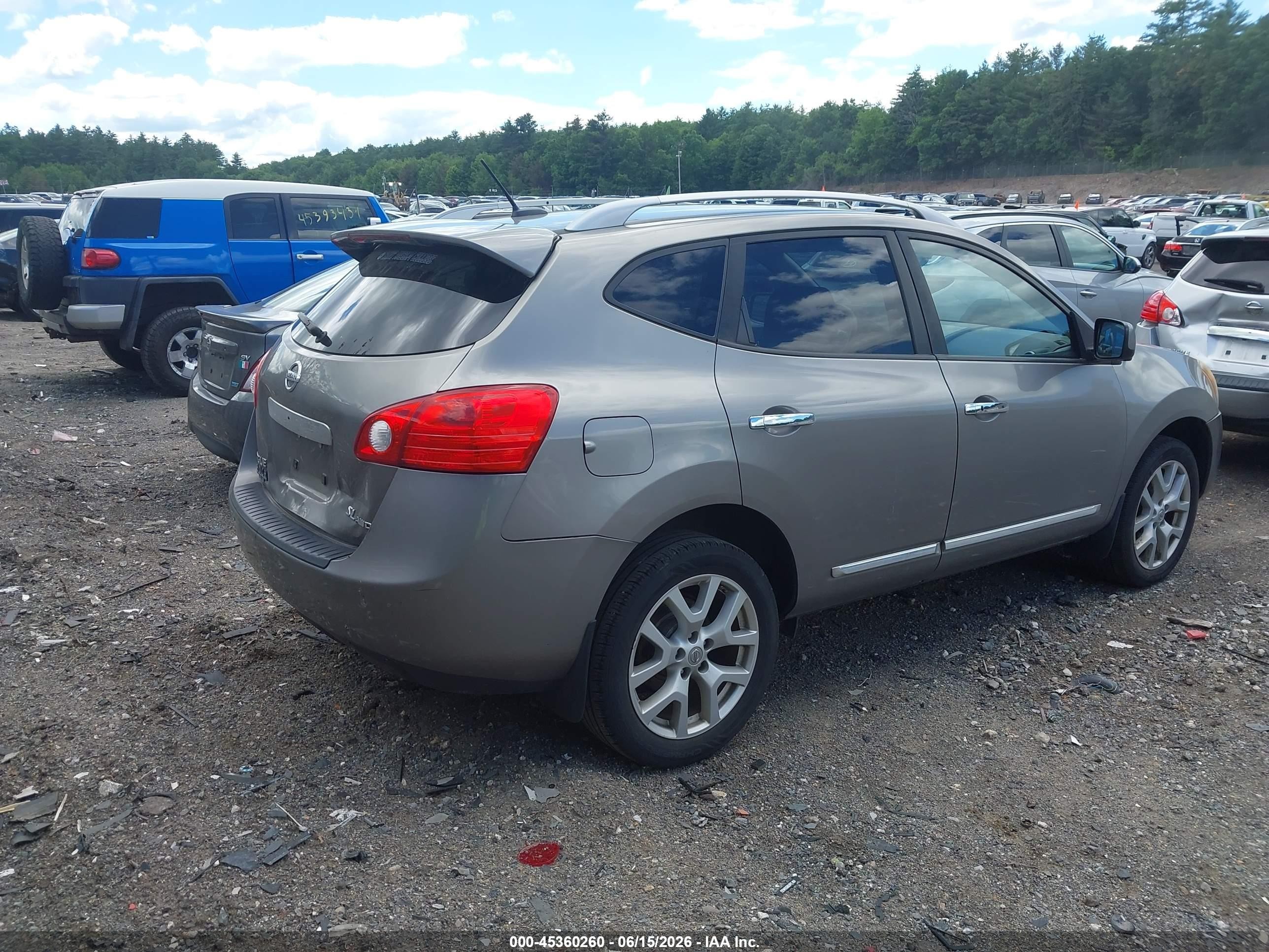 2013 Nissan Rogue Sv W/sl Pkg Beige vin: JN8AS5MV9DW622265