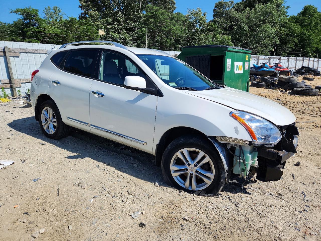 2013 Nissan Rogue S/sv Белый vin: JN8AS5MV9DW623898