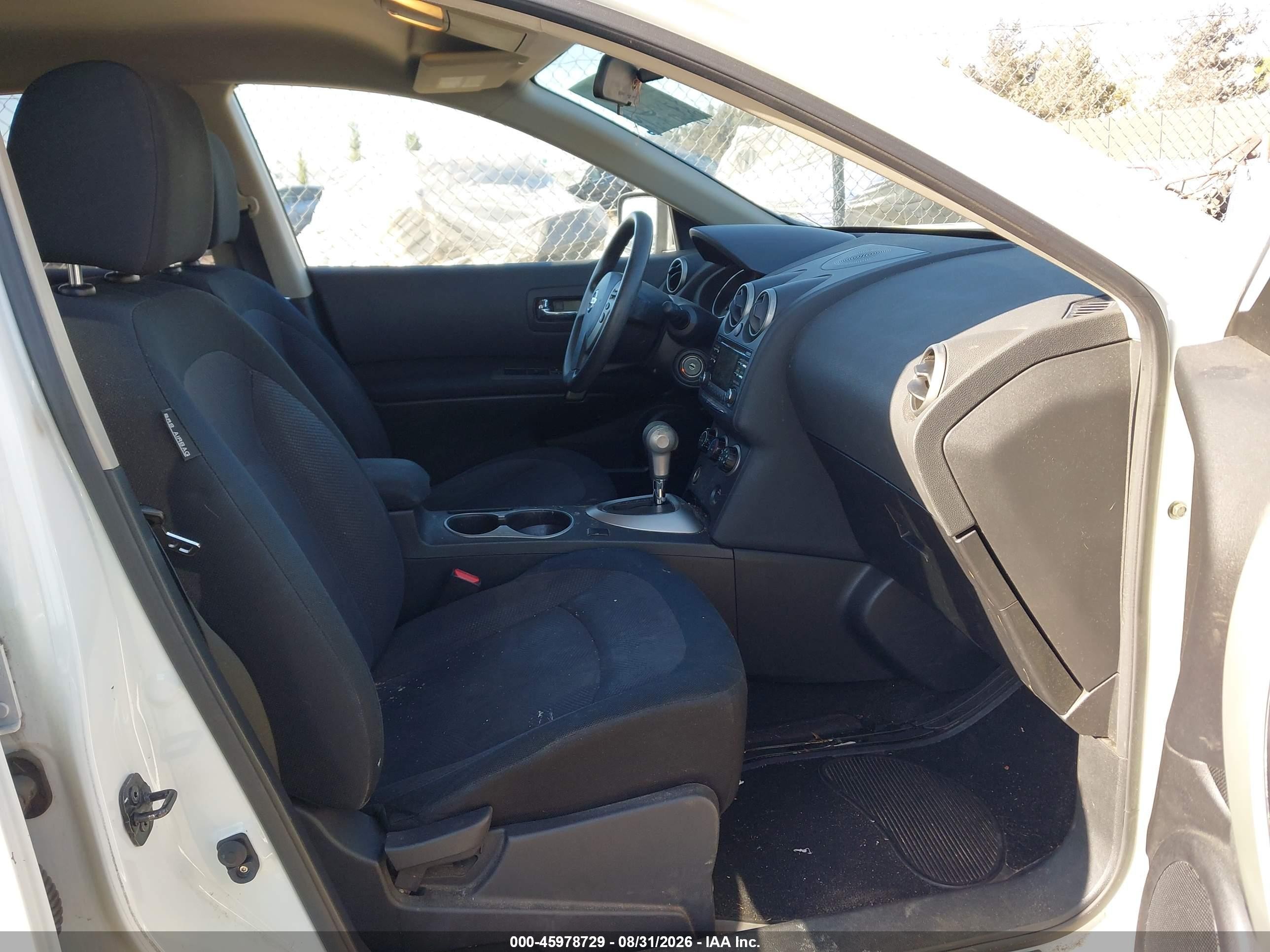2013 Nissan Rogue S White vin: JN8AS5MV9DW631483