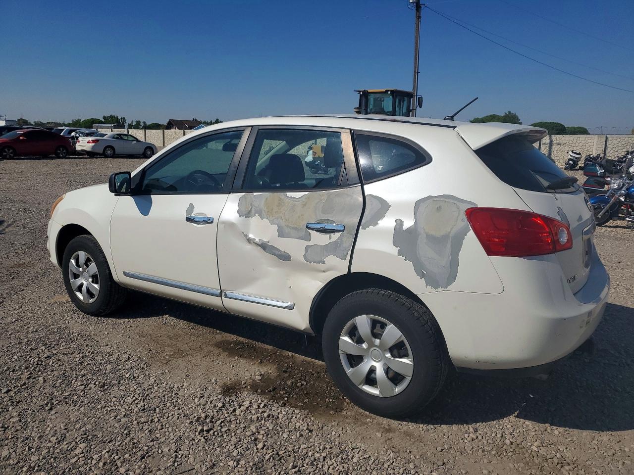 2013 Nissan Rogue S White vin: JN8AS5MV9DW634545
