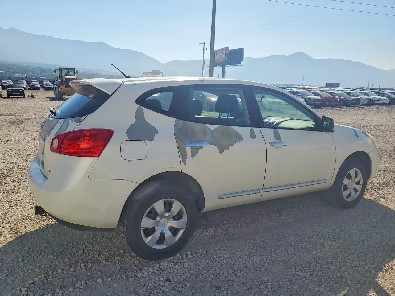 2013 Nissan Rogue S White vin: JN8AS5MV9DW634545