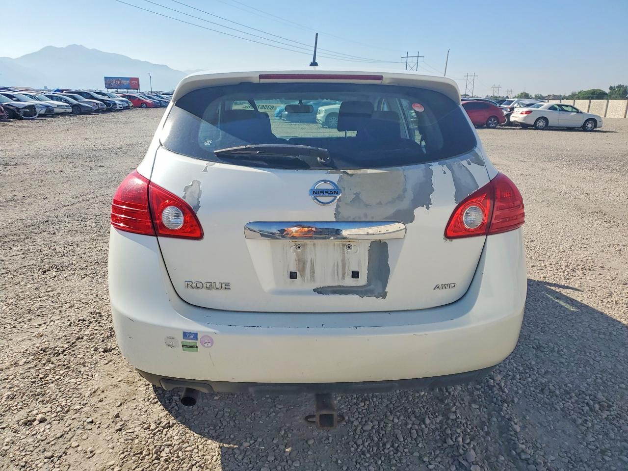 2013 Nissan Rogue S White vin: JN8AS5MV9DW634545