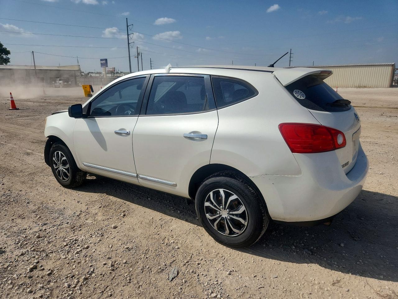 2013 Nissan Rogue S White vin: JN8AS5MV9DW638403
